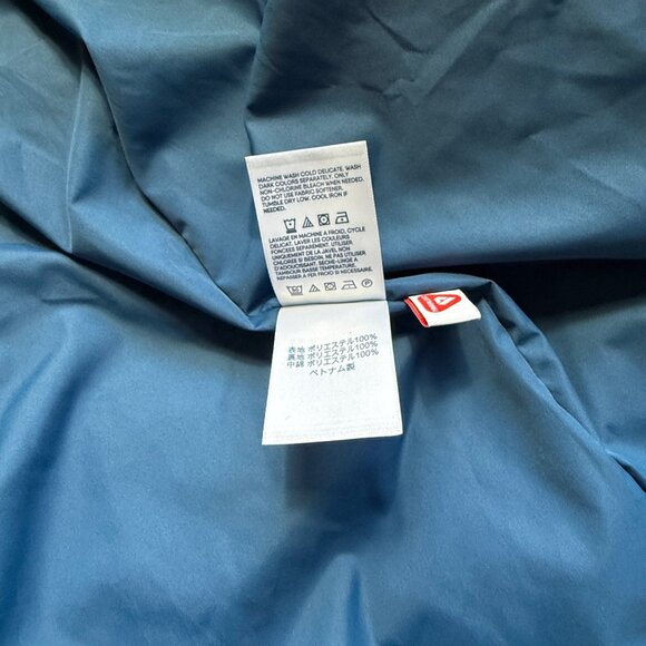 Lands' End Puffer Jacket Sz 1X FeatherFree Primaloft Quilted Maxi Hooded Women's - Picture 5 of 12